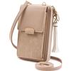 Aucuu Donna Borsa a Tracolla per Cellulare，Borsa a Tracolla da Donna, Borsa Piccola Tracolla in Pelle PU, Mini Portafogli Donna con Tracolla Regolabile…