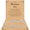 Cheerslife Regalo per Amica/Sorella/Mamma/Figlia/Maestre Bracciale Donna | Braccialetti Amicizia Bracciale Amicizia Donna Ragazza Sorella Regalo Donna Compleanno Laurea Natale Festa della Madre