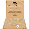 Cheerslife Regalo per Amica/Sorella/Mamma/Figlia/Maestre Bracciale Donna | Braccialetti Amicizia Bracciale Amicizia Donna Ragazza Sorella Regalo Donna Compleanno Laurea Natale Festa della Madre