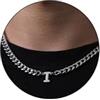 Esmoly 6.5mm Collana Uomo 316L Lettere Cuban Chain Regalo Uomo Ragazzo | Argento Oro Nero Acciaio Inossidabile Collana con A-Z 18+2 Inches