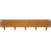 Wovar Bordura in acciaio corten 24 x 106 cm Flessibile - Al Pezzo