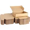Muzrunq Piccole scatole per spedizioni, 20 scatole pieghevoli in cartone ondulato da 15x10x4 cm, per affari, spedizioni postali, confezioni regalo, imballaggi per artigianato