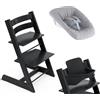 Stokke Promo Tripp Trapp Black con Newborn e Baby Set