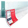 STEIGNER Guarnizione doccia, 180cm, per spessore vetro 6/7/ 8 mm, guarnizione dritta in PVC, UK12