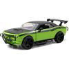 Jada Toys 253203043 Fast & Furious Letty's Dodge Challenger SRT8 off Road, Modello Tuning in Scala 1:24, con Spoiler, Porte apribili, Cofano e Bagagliaio, Ruota Libera, Verde