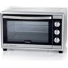 Ariete 986 Forno Elettrico Ventilato con Girarrosto 45 litri - Bon Cuisine 450 - Doppio vetro - Temperatura max 230° - 1800 Watt - Acciaio Inox