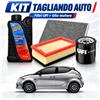 Kit tagliando Fiat 500, Panda e Lancia Ypsilon benzina - Filtri UFI + olio IP Sintiax 5W-40