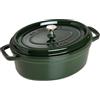 Staub Cocotte Ovale Verde Basilico 31 cm