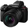 Panasonic LUMIX DC-S5 II Spiegelloses Vollformatkamera mit 20-60 mm F3,5-5,6 Objektiv, 4K 60p und 6K 30p, Flip-Screen, WLAN, Hybrid-Phasen-AF, Active IS, Schwarz