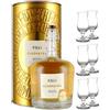 Poli Grappa Di Cleopatra Moscato Oro 70 cl Con 6 Bicchieri Nano Poli