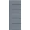 Leroy Merlin Pannello per porta d'ingresso P076 pellicolato pvc grigio L 92 x H 210.5 cm, Sp 6 mm apertura destra