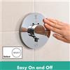 Hansgrohe Rubinetto per doccia termostatico ad incasso tondo Comfort S2U senza corpo incasso