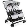 Chicco Passeggino Gemellare Chicco Ohlala Twin Silver Cat con Parapioggia