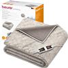 Beurer HD 150 XXL Nordic Termocoperta elettrica, con spegnimento automatico di sicurezza, 6 impostazioni di temperatura, lavabile in lavatrice, confortevole e in morbida pelliccia, 200 x 150 cm