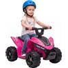 AIYAPLAY Quad Elettrico per Bambini 18-48 Mesi 6V, 2 km/h, Portata 25 kg