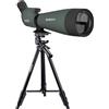 Svbony SV28 - Cannocchiale da 25-75 x 100 mm con treppiede, ampio campo