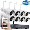EACH ITALY KIT VIDEOSORVEGLIANZA WIRELESS FULL WIFI HD IP 8 TELECAMERE NVR LAN REMOTO 3G HA