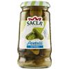 Sacla Saclà, Acetelli, Cetrioli All'Aceto di Vino, Ideali per Aperitivo, Antipasti e Insalate, Vaso Vetro, 290g (150g sgocciolato)