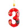 Sdjuifsd Candela Compleanno Bunny, Candela Bunny 3 Anni, Candele Torta, Candele a Tema, Cake Topper, Decorazioni Feste, Ragazzi e Ragazze, Torta Decorazione, per Festa di Nozze, Anniversari, Feste Bambini