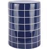LEITMOTIV RETRO TILES TAVOLINO ALTO BLU COBALTO LM2309BL