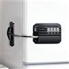 OMJMYY Lucchetto per Frigorifero con Combinazione a 4 Cifre, Blocca Porta Sicurezza Bambini, Nero - Installazione Facile Senza Foratura per Frigorifero Armadi Porte Finestre Cassetto Guardaroba