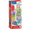 Clementoni- Baby Unicorn Push Scooter Monopattino 3 Ruote
