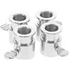EJPPDHCO Collare di Arresto for griglia for Barbecue, Anello for griglia for Barbecue, Set di Limiti for griglia for arrosti, Accessori for Barbecue