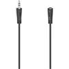 Hama 00205121 Cavo Prolunga Audio Jack 3.5mm Maschio Femmina Stereo 5 m colore Nero