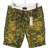 SCOTCH & SODA Pantaloni Corti Uomo W30 Chino Camouflage Verde Sbiadito