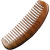 Generic Pettine per capelli in legno pettine in legno a denti larghi | Pettine districante per capelli portatile fatto a mano - Pettine districante in legno di sandalo, strumenti per lo styling pe