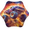 RPLIFE Monster Truck - Ombrello per bambini da 4 a 8 anni, con tettuccio da 88,9 cm
