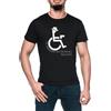 Luxogo Infinite Jest - Les Assassins des Fauteuils Rollents Uomo Nero T-Shirt Maglietta Maniche Corte Men's Black T-Shirt