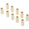 Opatiny 10 puntali per stecca da 13 mm, design a sostituzione rapida | Nylon ad alta resistenza, resistente agli urti, protegge la punta dell'albero, diametro 11 mm, altezza 25 mm, colore bianco
