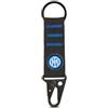 Seven Portachiavi Lanyard Inter con Moschettone e Anello in Metallo, Nastro Ricamato e Logo Serigrafato, Pratico Accessorio per Chiavi e Piccoli Oggetti, per Uso Quotidiano, Idea Regalo Inter