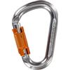 Climbing Technology Snappy WG HMS Moschettone con Ghiera 2 Movimenti, Argento