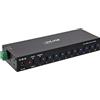 InLine Hub industriale USB-C a 10 porte, USB 3.2 Gen.1, 5 Gb/s | 12-24 V DC, montaggio su guida DIN e a parete, alloggiamento in alluminio, protezione ESD, plug & play
