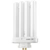 Liuyife Lampada Fluorescente Compatta GX10Q-4 4 Pin 27W, Bianca Fredda 6500K, Risparmio Energetico Lampadina CFL AC 220-240V, Tubo Luce Diurna per Scrivania, Lampada da Lettura, Scrivania, Confezione da 1