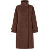 Max Mara Studio Cappotto Giunchi in Alpaca e Lana