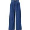Max Mara Studio Jeans Wide Leg in Denim di Cotone