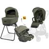 INGLESINA Electa System Quattro con Ovetto Drw-Evo Reclinabile Loft Green (Telaio escluso)