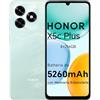 HONOR X5c Plus Smartphone, 4+256GB, 5260 mAh, Android 15, Ocean Cyan | telefono con Display 6,74 pollici 90 Hz, Fotocamera 50+5MP, Octa-core cellulare impronta digitale e riconoscimento facciale