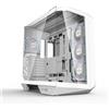 darkflash Case without power supply - Cube - ATX format - DARKFLASH DY470 - White