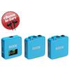 RODE Sistema microfonico wireless Rode Wireless GO Gen 3 blu + cuffie intrauricolari in omaggio