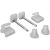 Altro Coppia supporti sedili wc con bulloni in metallo