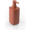 METAFORM Dispenser sapone Pod in resine termoplastiche Made in Italy terracotta 420 ml
