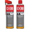 CX80 ON RUST Rimuovi ruggine per viti metalliche in spray antiruggine, 2x500ml