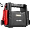VEVOR Avviatore di Emergenza Compressore d'Aria 6000 A Picco Pacco Batteria Soluzione Alimentazione Portatile, 10,0 Litri a Benzina, 3 Modalità, Spegnimento Automatico, Caricabatterie, con Uscita USB