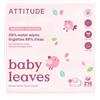Attitude Baby Leaves Water Wipes 3x72 pz
