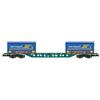 Rivarossi FS CEMAT CONTAINER WAGON "DANI TRASPORTI" EP.V-VI 1:87