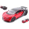 Burago BUGATTI CHIRON SPORT RED/BLACK 1:18